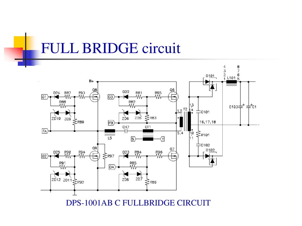 FULL BRIDGE circuit DPS-1001AB C FULLBRIDGE CIRCUIT