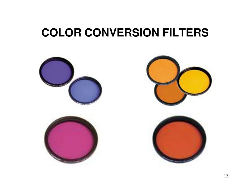 COLOR CONVERSION FILTERS