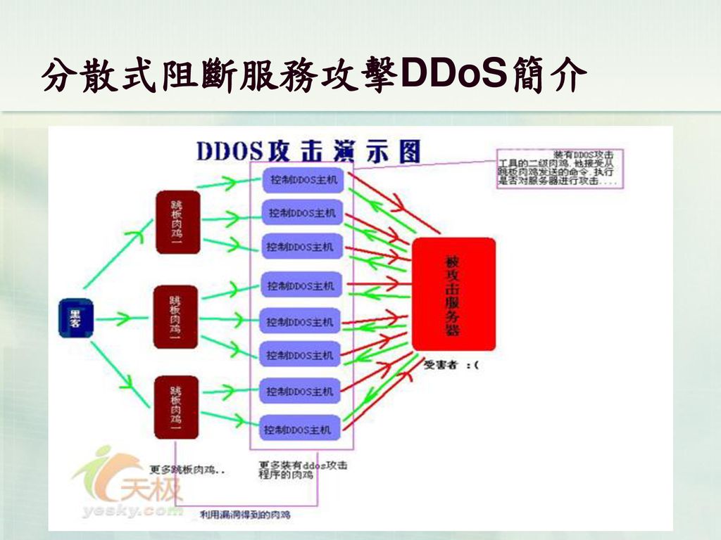 分散式阻斷服務攻擊DDoS簡介