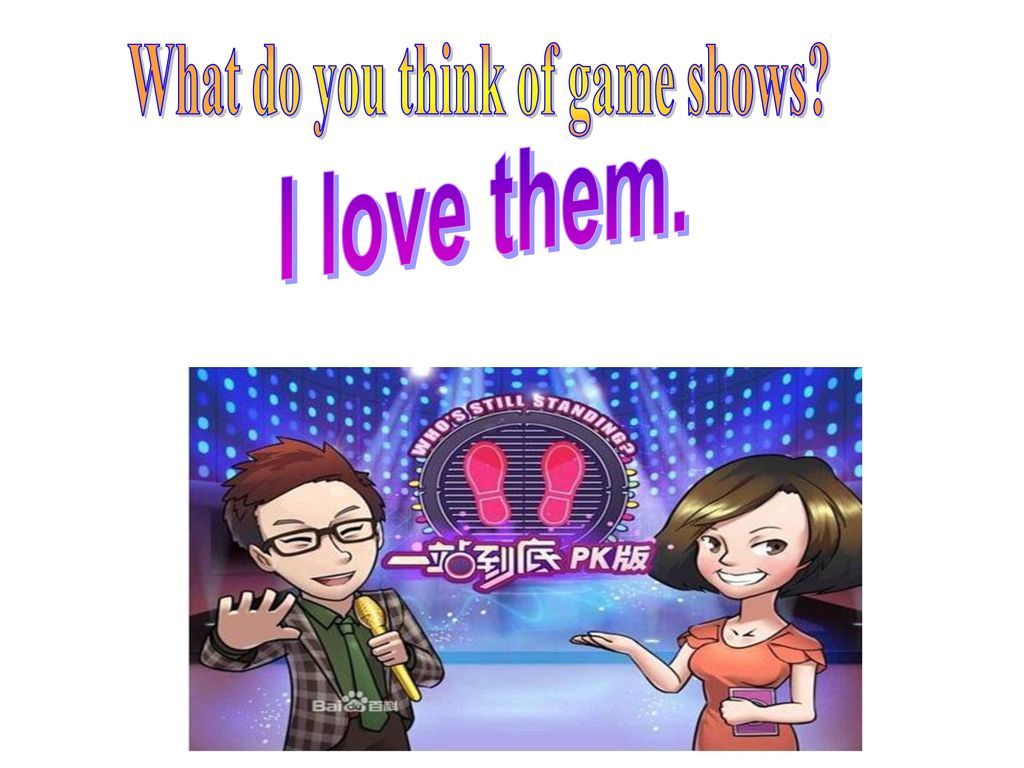 What do you think of game shows