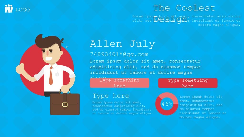 Allen July The Coolest Design Type here LOGO 46%