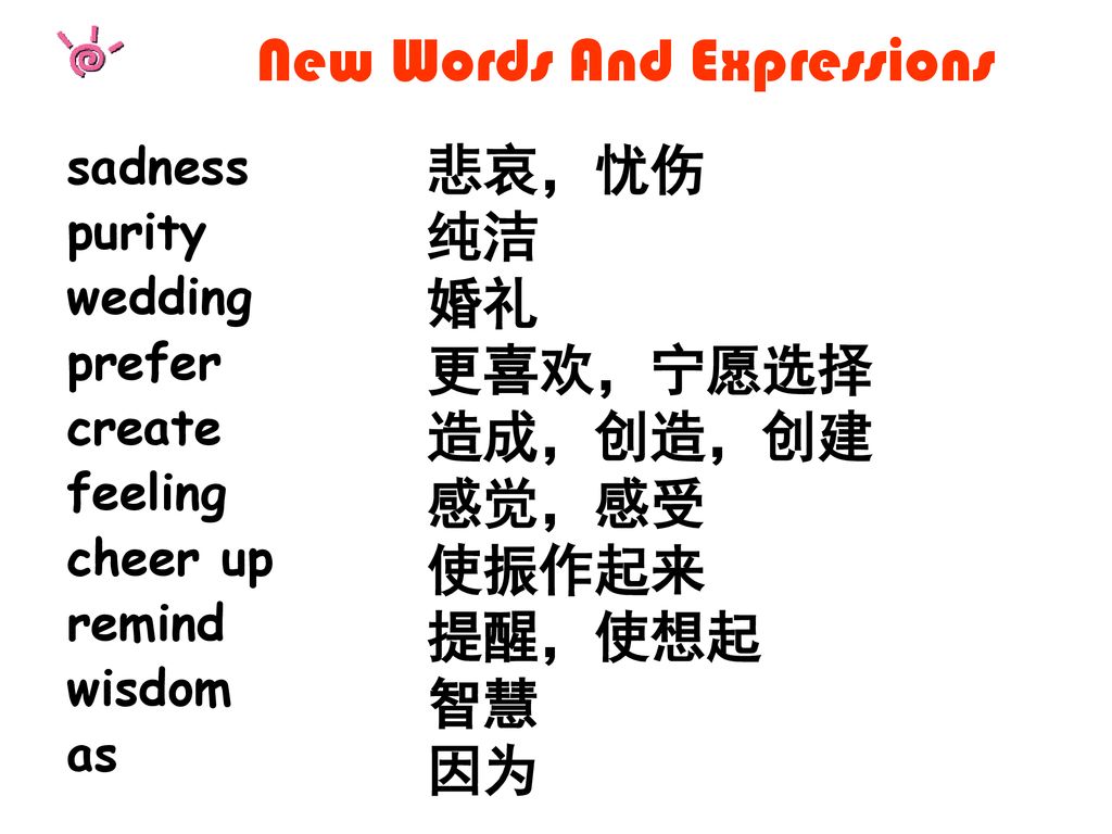 New Words And Expressions