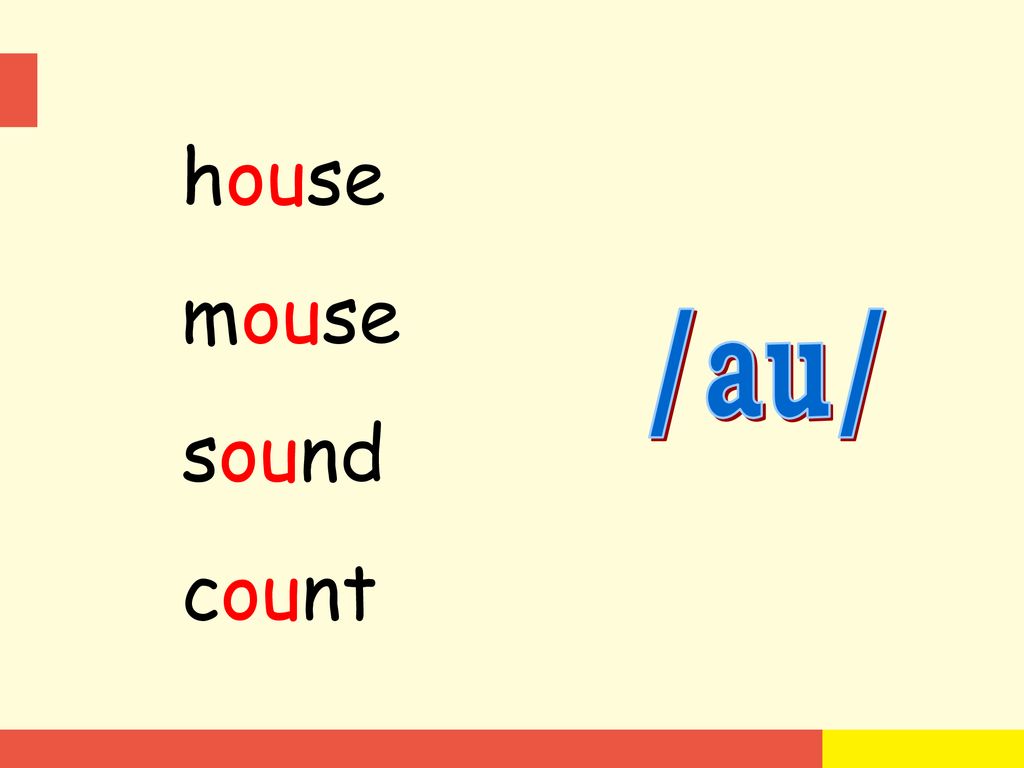 house mouse sound count /au/