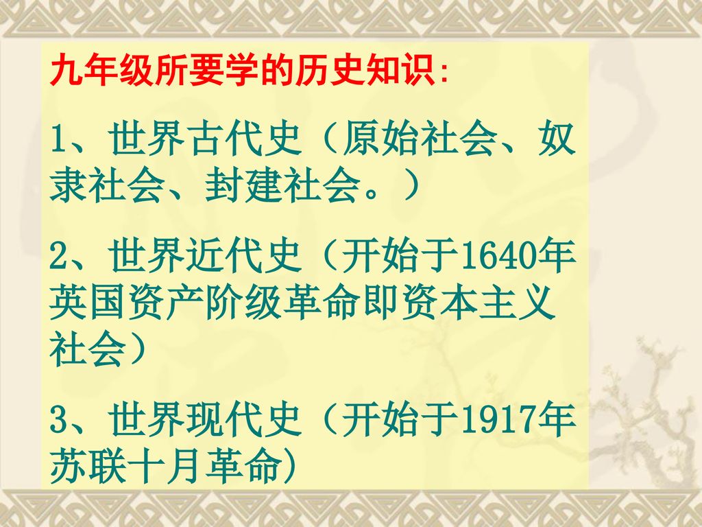 1 世界古代史 原始社会 奴隶社会 封建社会 Ppt Download