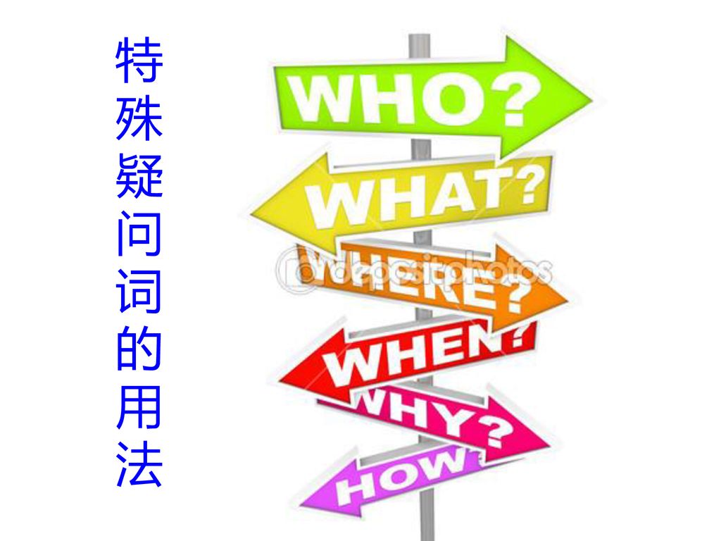 特殊疑问词的用法 Ppt Download