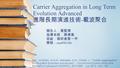 Carrier Aggregation in Long Term Evolution Advanced 進階長期演進技術 - 載波聚合 報告人：黃聖博 指導老師：陳偉業 班級：碩研資管一甲 學號： ma490106 Ref ： Al-Shibly, M.A.M.; Habaebi, M.H.; Chebil,