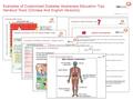 Examples of Customized Diabetes Awareness Education Tips Handout Tools (Chinese And English Versions)