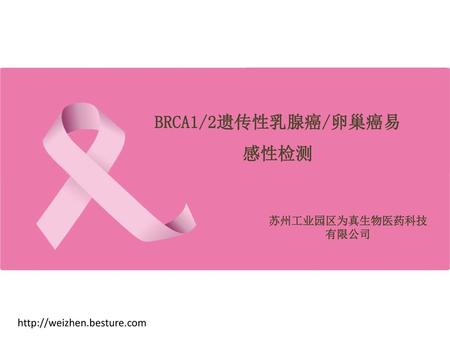 BRCA1/2遗传性乳腺癌/卵巢癌易感性检测