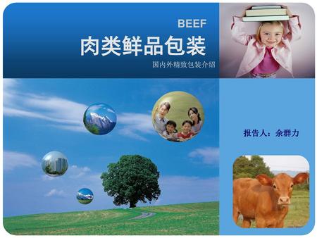 BEEF 肉类鲜品包装 国内外精致包装介绍 报告人：余群力.