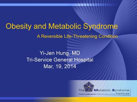 Obesity and Metabolic Syndrome A Reversible Life-Threatening Condition