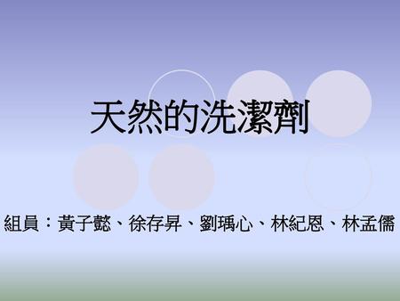 組員：黃子懿、徐存昇、劉瑀心、林紀恩、林孟儒