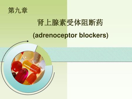 第九章 肾上腺素受体阻断药 (adrenoceptor blockers)