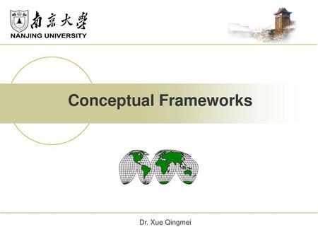 Conceptual Frameworks