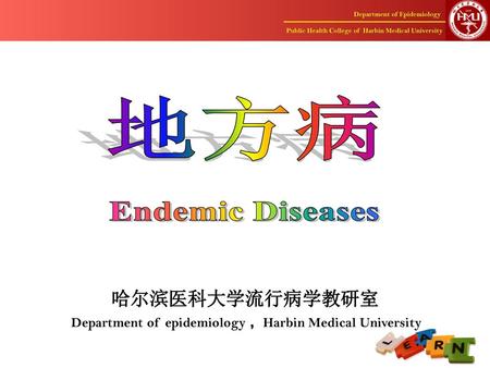 Department of epidemiology ，Harbin Medical University