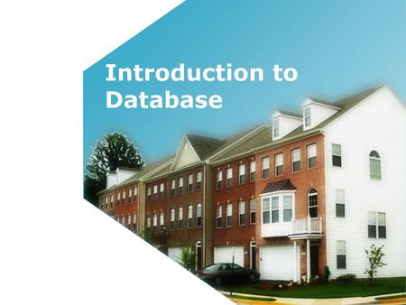 Introduction to Database