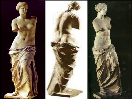 1920年，在希腊的米洛斯岛，一个叫岳尔戈斯的农夫在耕地时发现了一个盒子，盒子里面有个半裸的美女雕像，这个雕像就是后来震惊世界的爱与美汉之神——维纳斯像，由于是在米洛斯岛发现的，所以我们又称之为“米洛斯的维纳斯”。这个雕像几经易手，最终被法国的艺术殿堂——卢浮宫收藏，并成为这个世界上最著名、最大的艺术宝库的“镇宫之宝”