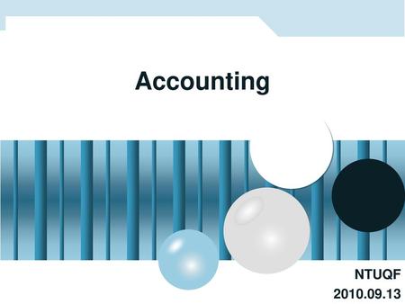 Accounting NTUQF 2010.09.13.