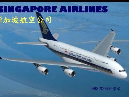 SINGAPORE AIRLINES 新加坡航空公司