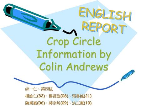 Crop Circle Information by Colin Andrews