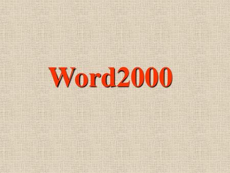 Word2000.