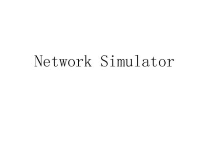 Network Simulator.