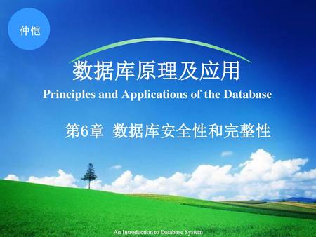 Principles and Applications of the Database