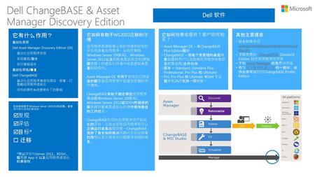Dell ChangeBASE & Asset Manager Discovery Edition