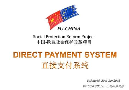 DIRECT PAYMENT SYSTEM 直接支付系统