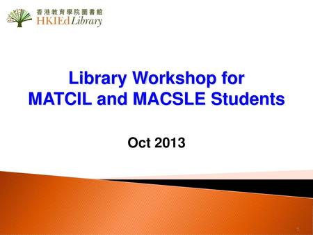 MATCIL and MACSLE Students