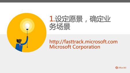 1.设定愿景，确定业务场景  Microsoft Corporation