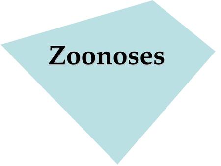 Zoonoses.