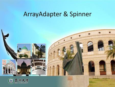ArrayAdapter & Spinner