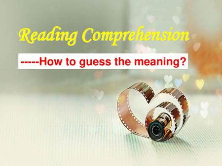 Reading Comprehension