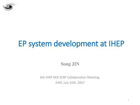 EP system development at IHEP