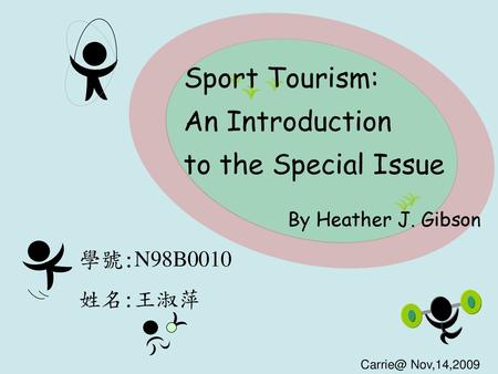 Sport Tourism: An Introduction to the Special Issue