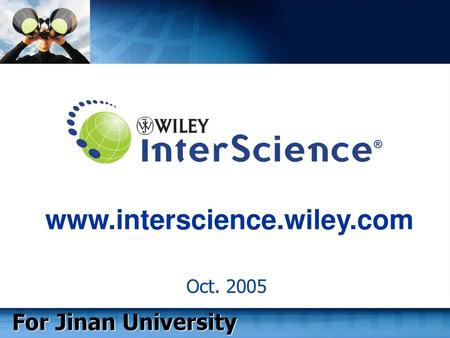 Www.interscience.wiley.com Oct. 2005.