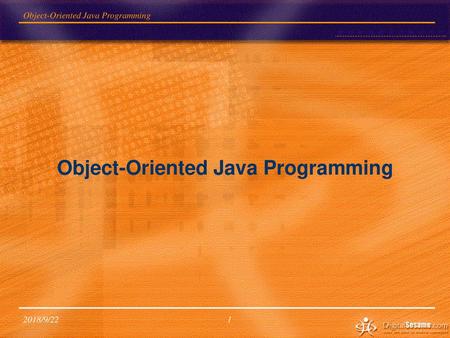 Object-Oriented Java Programming