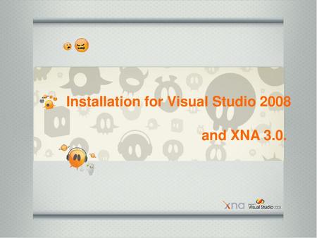 Installation for Visual Studio 2008
