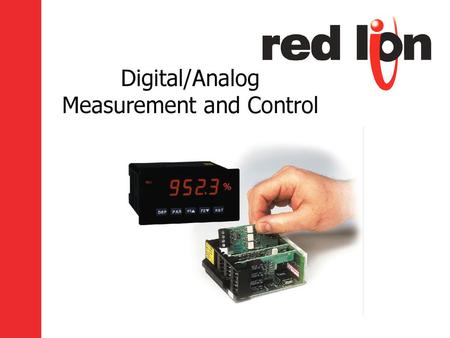 Digital/Analog Measurement and Control