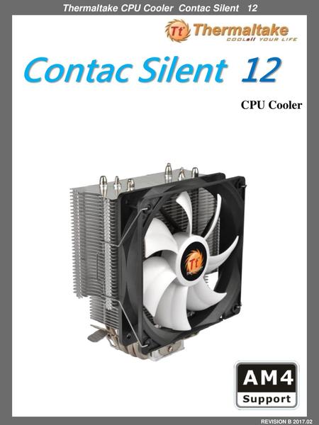 Thermaltake CPU Cooler Contac Silent 12