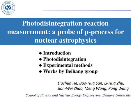 ● Introduction ● Photodisintegration ● Experimental methods