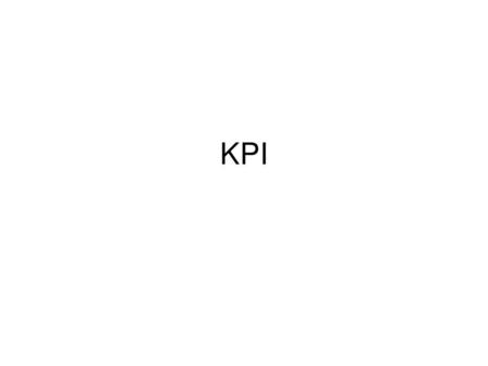 KPI.
