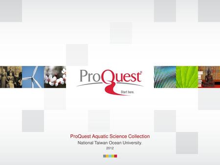 ProQuest Aquatic Science Collection