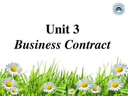 Unit 3 Business Contract