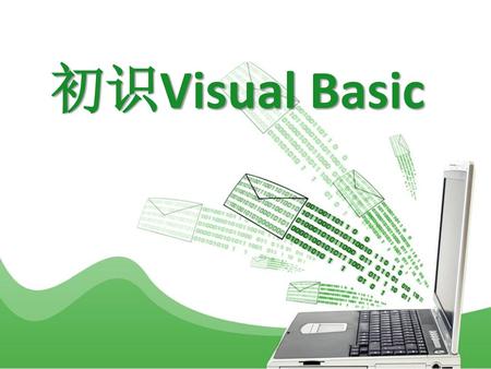 初识Visual Basic.