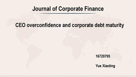 Journal of Corporate Finance