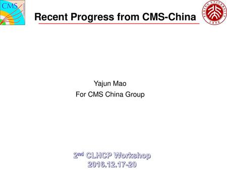Recent Progress from CMS-China