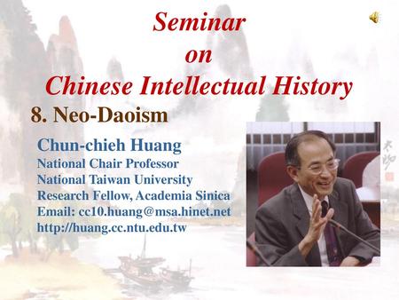 Chinese Intellectual History
