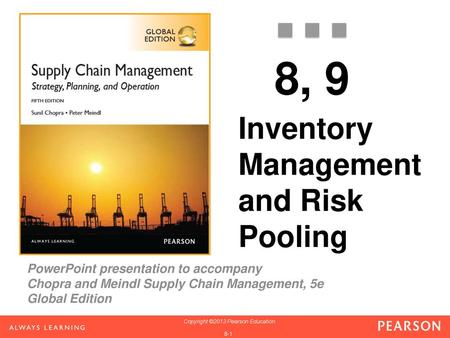 Inventory Management and Risk Pooling