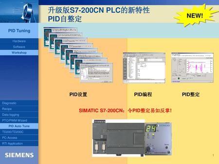 升级版S7-200CN PLC的新特性 PID自整定
